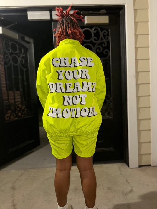 Lime windbreaker set