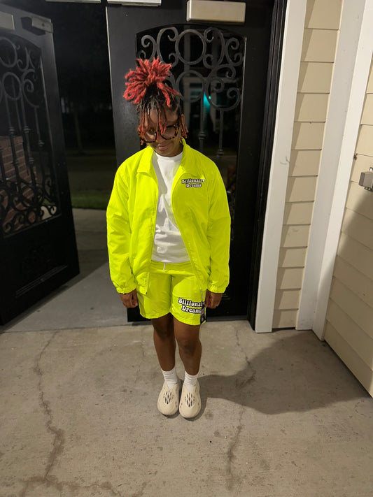 Lime windbreaker set