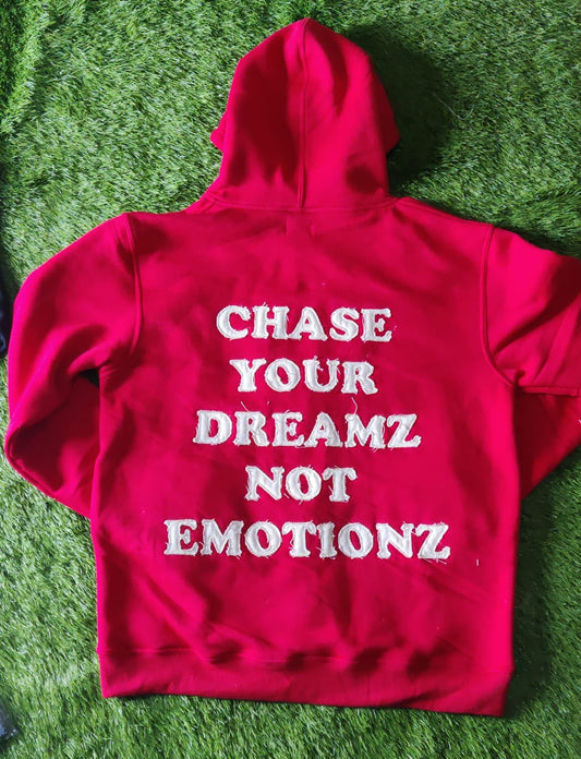 RED EMOTIONZ ZIP UP